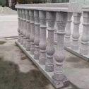 江苏 芝麻白圆形光面花瓶柱，栏杆