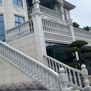 江苏 芝麻白别墅，栏杆