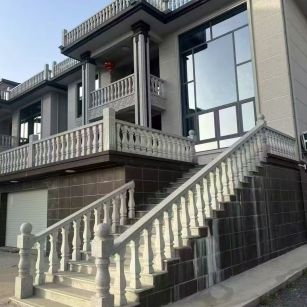 江苏 芝麻白别墅阳台栏杆，楼梯栏杆