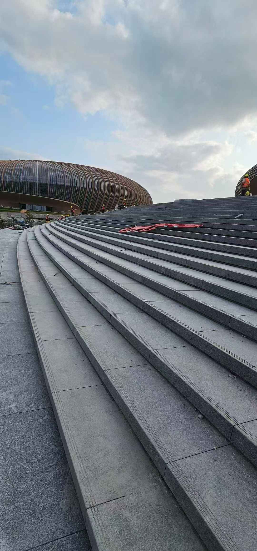 江苏 弧形整石台阶铺装效果图