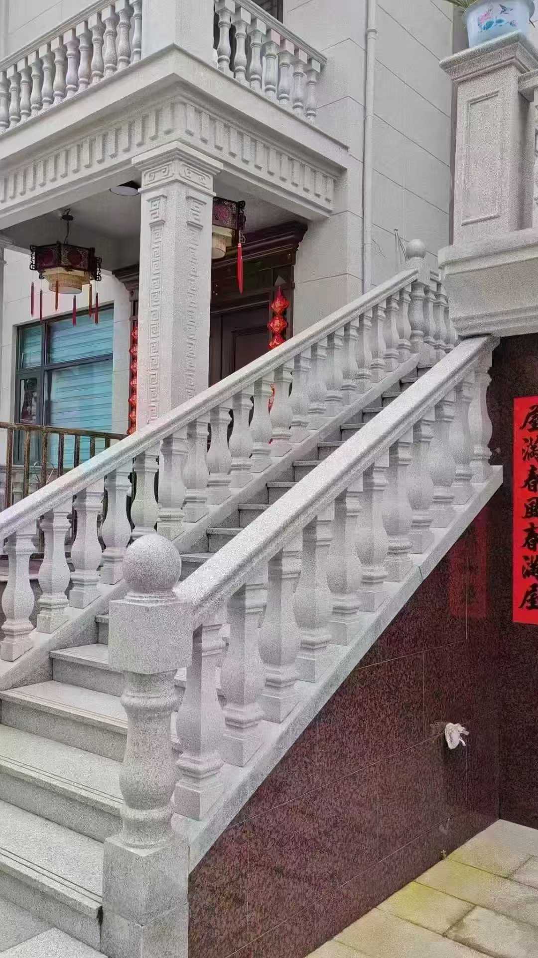 江苏 天然石材 阳台庭院护栏、栏杆