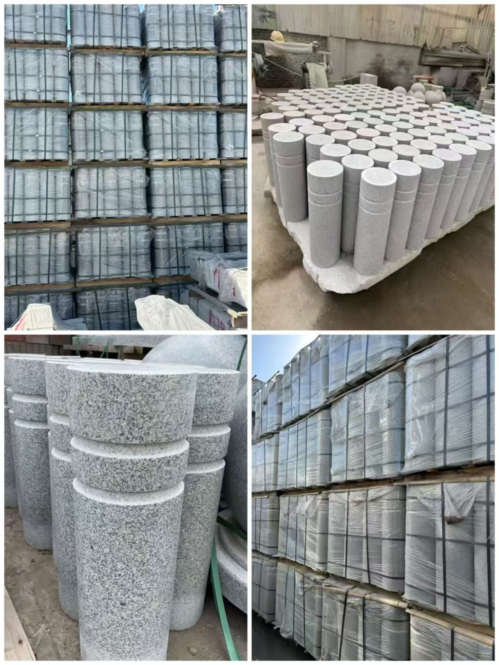 江苏 芝麻白花岗岩挡车柱、隔离柱多少钱