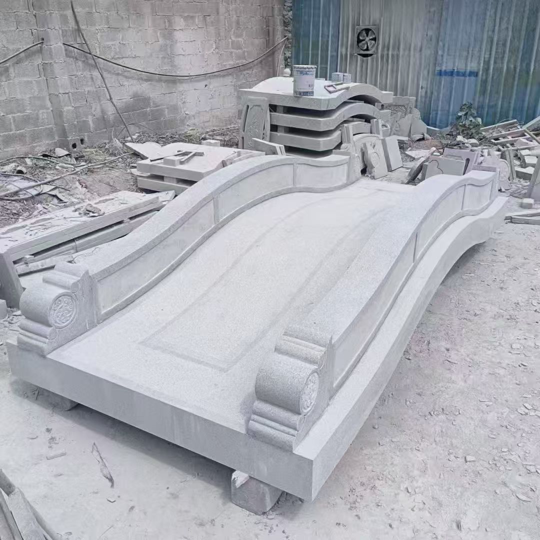 江苏 芝麻灰花岗岩园林景观 小石桥