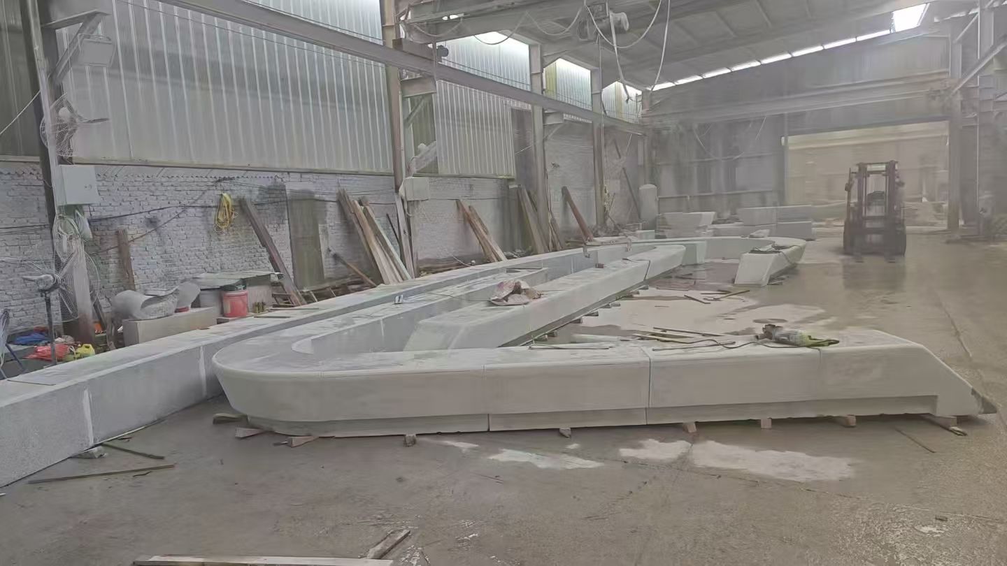 江苏 花岗岩整石坐凳拼装