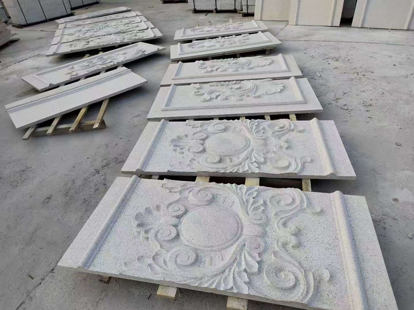 江苏 芝麻白干挂雕花板