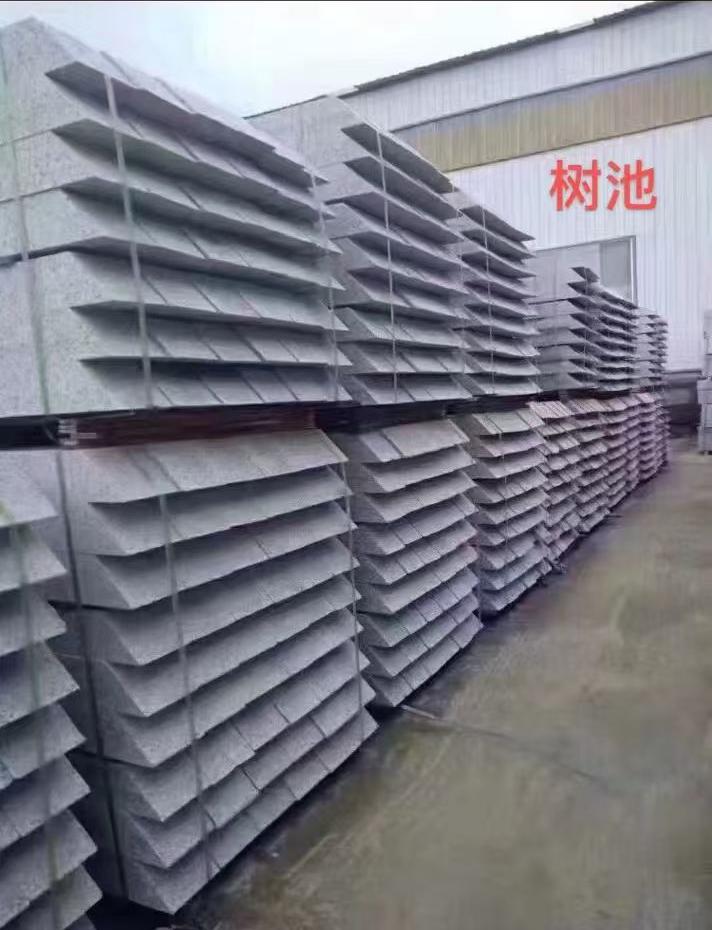 江苏 芝麻灰切头树池